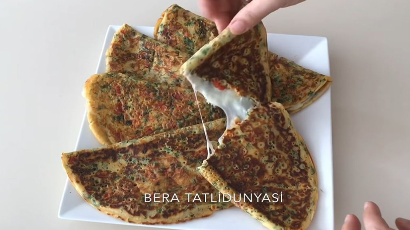 Yufka Yok Tavada İkramlık Börek Tarifi 2