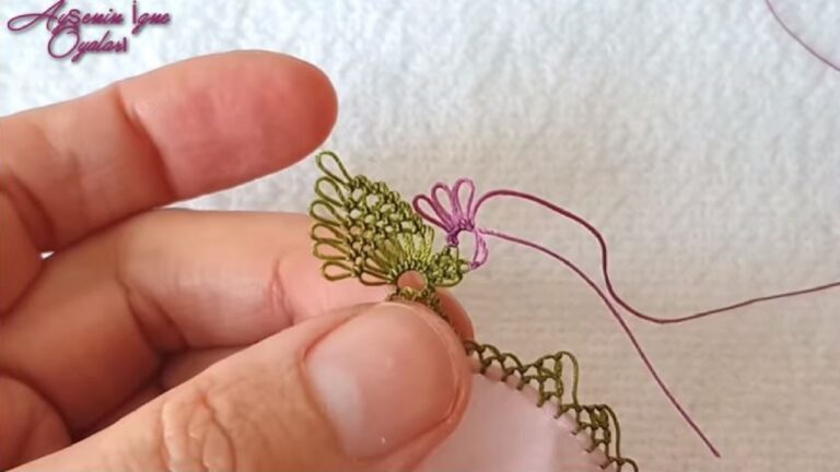 Ağır Ve Şatafatlı Yeni İğne Oyası Modeli