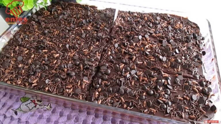 Kakaolu Kahveli Bereketli Tepsi Pastası Tarifi