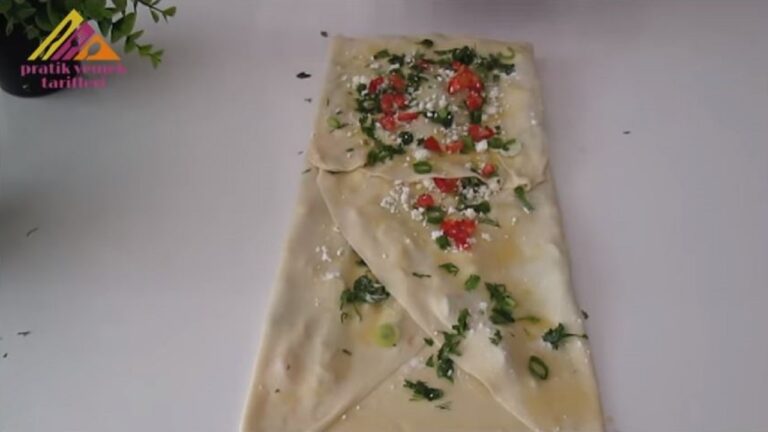 Yeni Yöntemli Bol Malzmeli Mayasız Katmer Tarifi