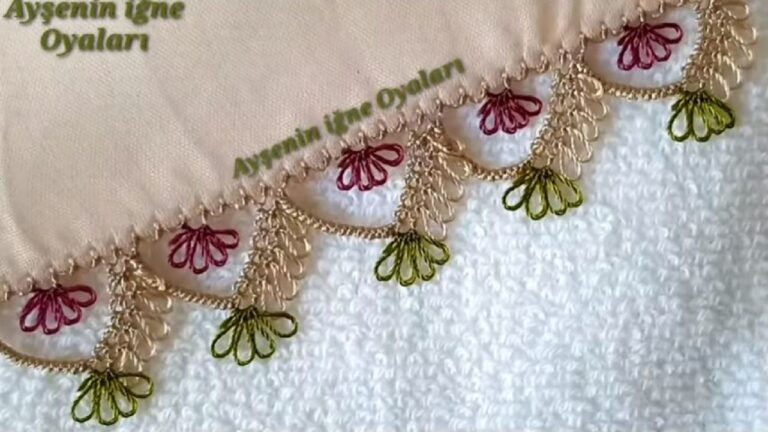 En Havalı Kolay Sıralı İğne Oyası Modeli