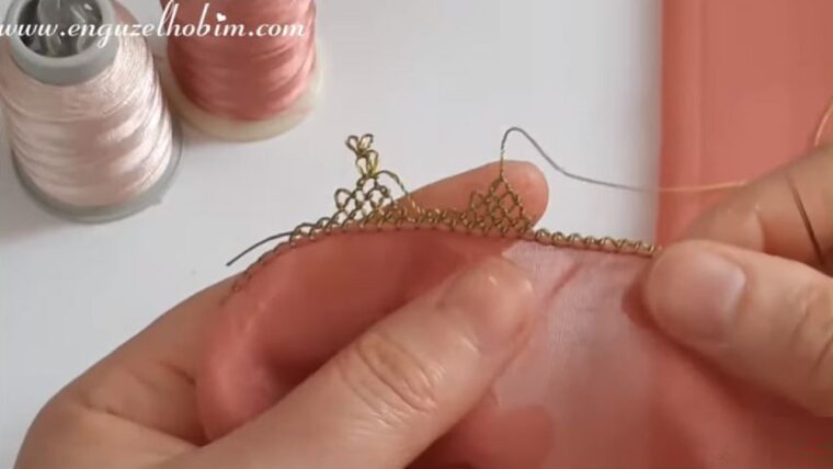 Yeni Moda Şoray Kirpiği İğne Oyası Modelleri 2