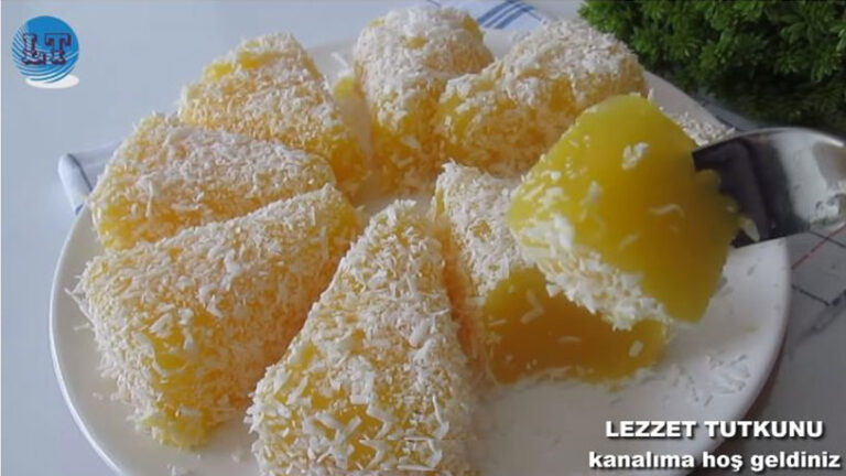 Her mevsim Değişik Değişik Yapılan İkramlık Lokum Tarifi