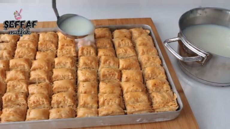 Süt Şerbetli Hoşverdi Tatlısı Tarifi