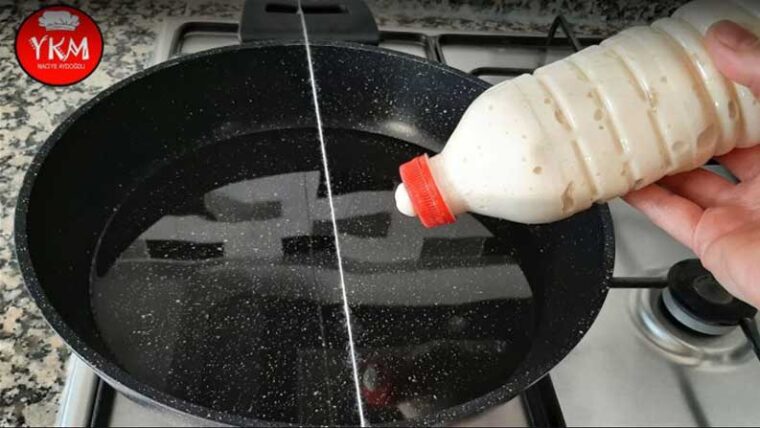 Plastik Şişe Ve İpten Ünlü Şerbetli Tatlı Tarifi 3