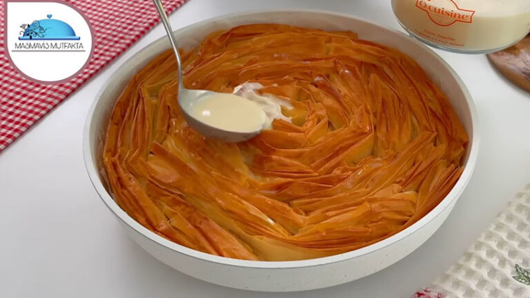 Trend Olacak Rose Baklava Pasta Tarifi