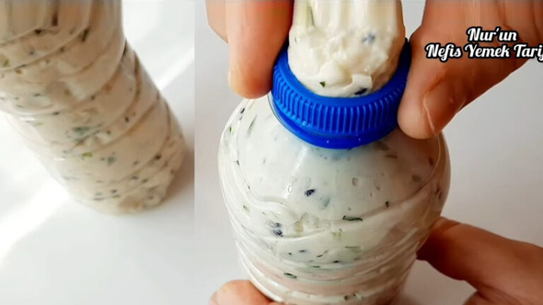 Pırasalı Hamurdan Pet Şişede Porsiyonluk İkramlık Tarifi