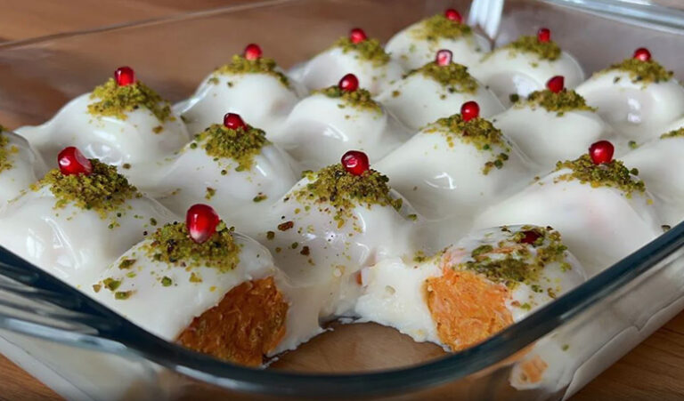 Havuçlu Bisküvili Dondurma Sanılan İkramlık Pasta Tarifi